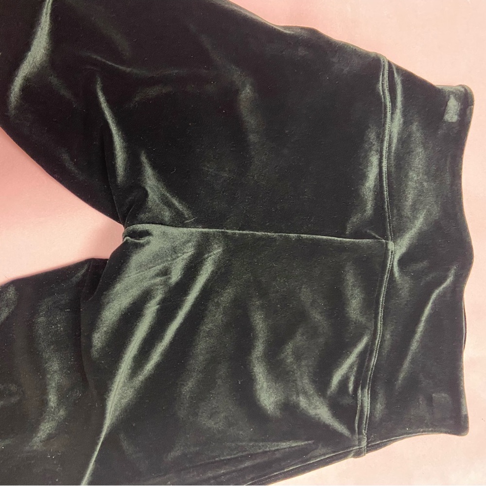SPANX Black Velvet Leggings - Picture 2 of 3